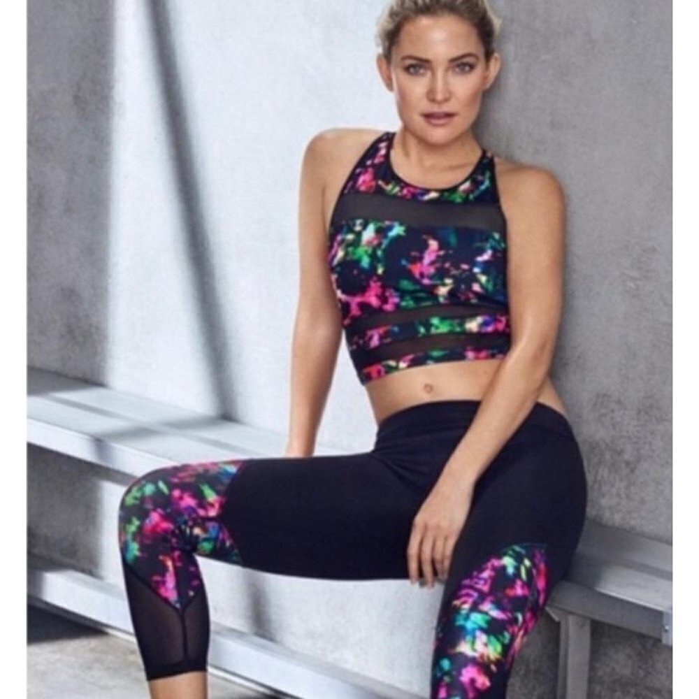 Fabletics Salar Statement Powerhold Mesh Panel Ab… - image 2